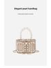 Diamond Pearl Birdcage Handbag: 2025 Fashionable Women's Shoulder Crossbody Bag