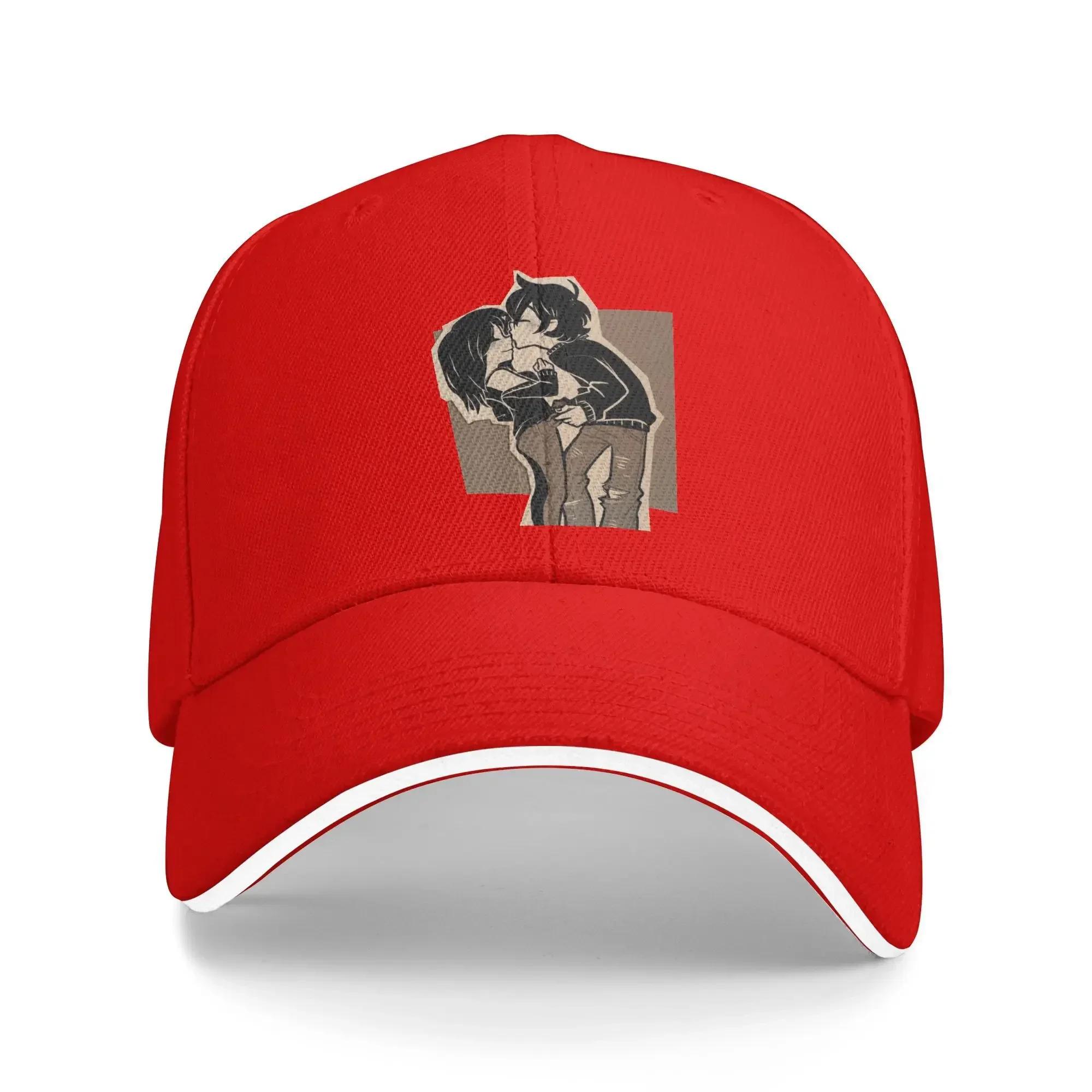 

The Coffin Of Andy And Leyley Sun Baseball Cap Summer UnisexTeens Julia And Andrew Print Hat Sunscreen Hiking Fishing Caps One Size