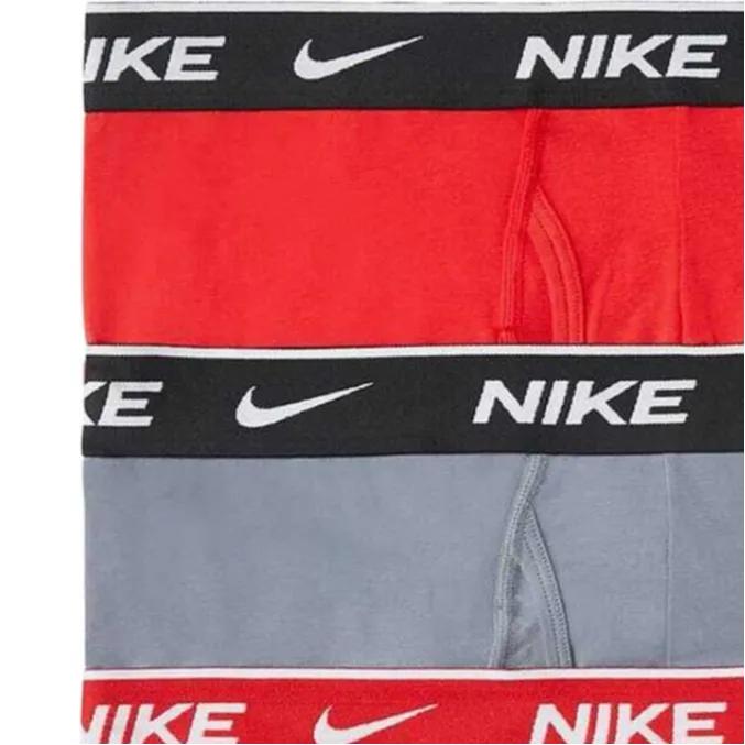 Nike Men's Boxer Briefs (Unisex) Boxer Briefs 25182196 | Obsidian / Cool Gray / Uni Red