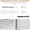 Iplusmile Rv Pleated Shade Repair Kit with Restring Tool and Cord Retainers Replacement Parts for Honeycomb Curtain Accessories Window Blinds Set