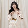 (WMNS) New Balance Half Zip Sweatshirt Asia Sizing 'Cream White Red' Women's AWT23561-MCU