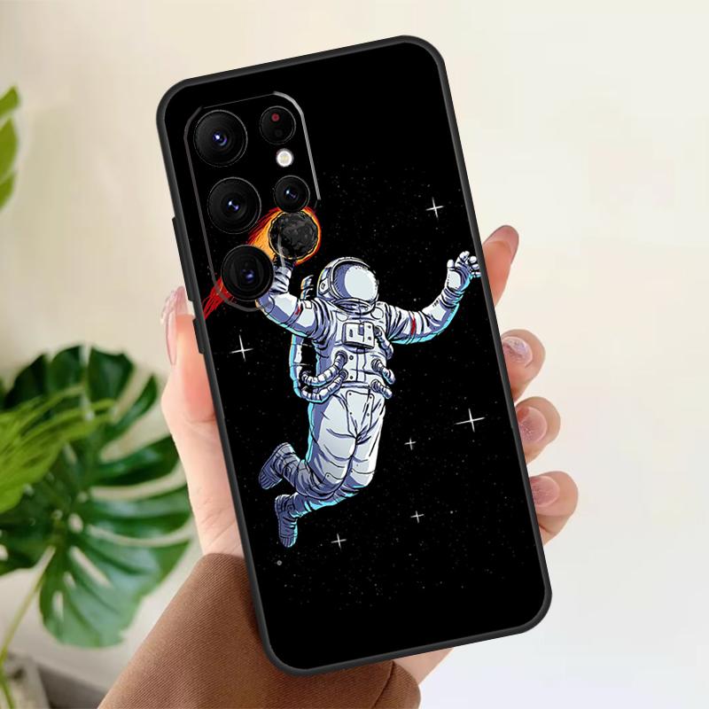 

Astronaut Baseball Basketball Soft Case For Samsung Galaxy S21 S22 S23 S24 S25 Ultra S9 S10 Plus S20 FE S24 FE Phone Cover Galaxy S24