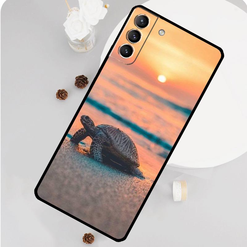 Ocean Sea Turtle Phone Case For Samsung Galaxy S26 S23 Ultra S20 S21 S22 S24 S25 Plus S10 S25 FE Funda Cover