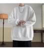 Autumn/Winter Plus Velvet Round Neck Hoodie - Men's/Women's Trendy Loose Fit Long Sleeve T-Shirt