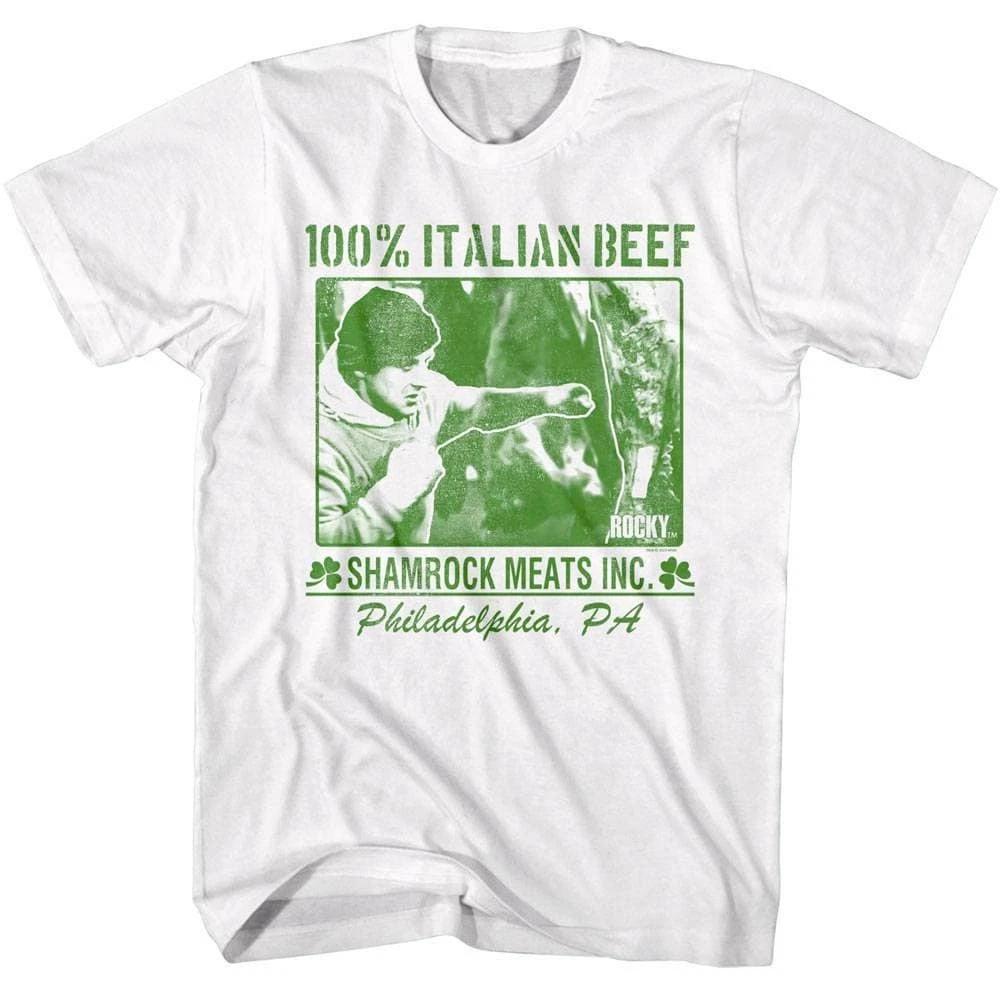Rocky 100% Italian Beef Men s T Shirt 4XL