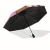 Kitty, Pink Automatic Opening and Closing Parasol Compact Travel Umbrella with 8 Ribs for Women and Men Ideal Birthday/Christmas Gift, Outdo