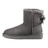 UGG Mini Bailey Bow II Boot Grey Women Sneakers 1016501-GREY