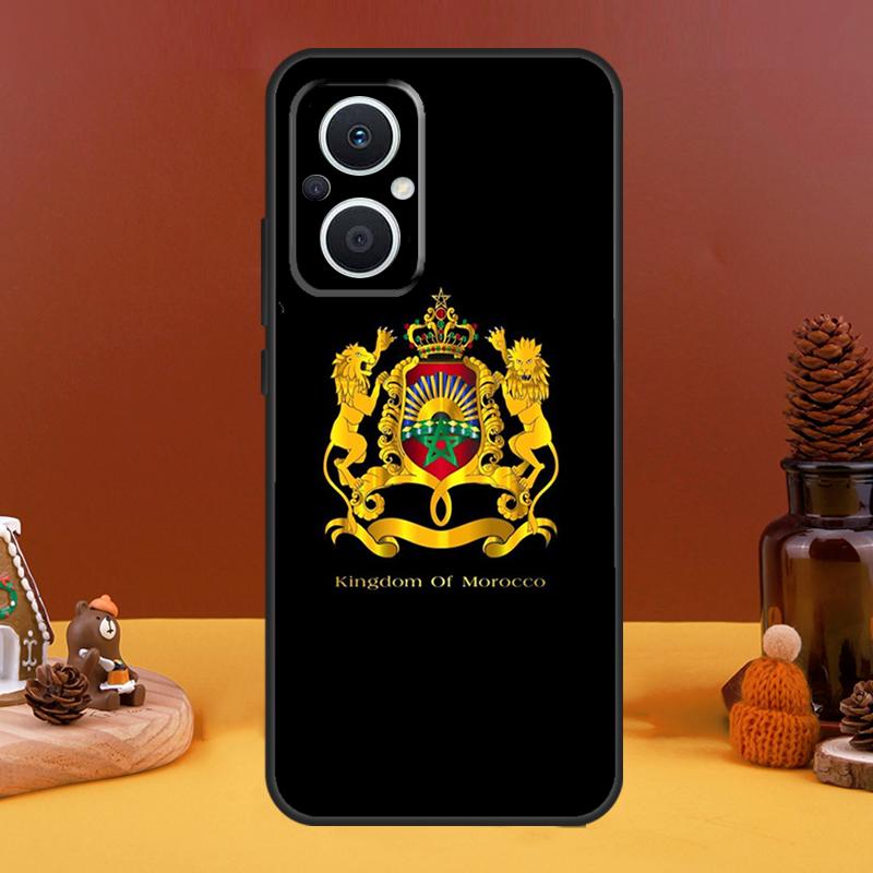 Marokko Flagge Wappen Hülle für OPPO Reno 8T 4Z 5Z 10 Pro 11 F 4 5 6 7 8 Lite OPPO Find X5 X6 Pro X2 X3 Lite Hülle