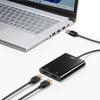 SANWA SUPPLY Display 4K Dual Screen Output A Connector Male HDMI Connector Female USB Gen1 USB-HDMI Adapter, Compatible, (USB - X2), 3.2 Compliant,