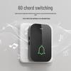 Ultra-Long Range Wireless Doorbell with Remote, High Volume, Ding Dong Chime, Elderly Call Button, No Plug-in, One-to-Two