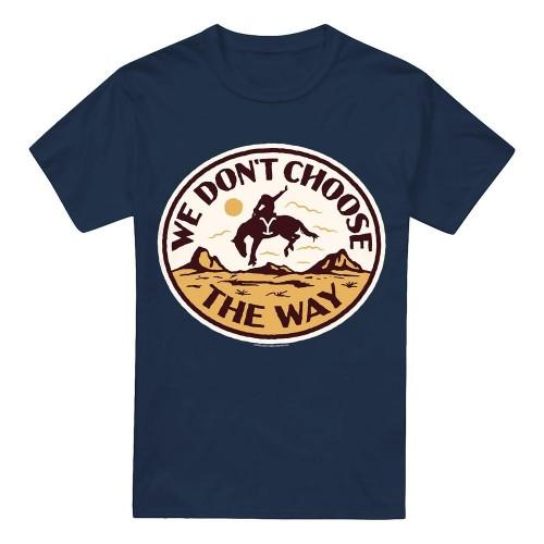 Yellowstone Mens We DonÂ´t Choose The Way Bucking Bronco T-Shirt