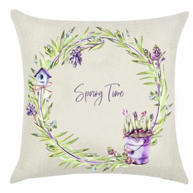 Spring Throw Pillow Cover Spring Festival Home Decor Cushion Office Cushion Sofa Cushion Cover