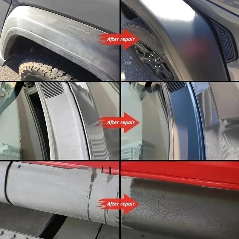 Leather, Plastic, and Rubber Surface Nourishing and Brightening Agent, Long-Lasting Shine for Vehicle Trim and Tires, Easy to Apply