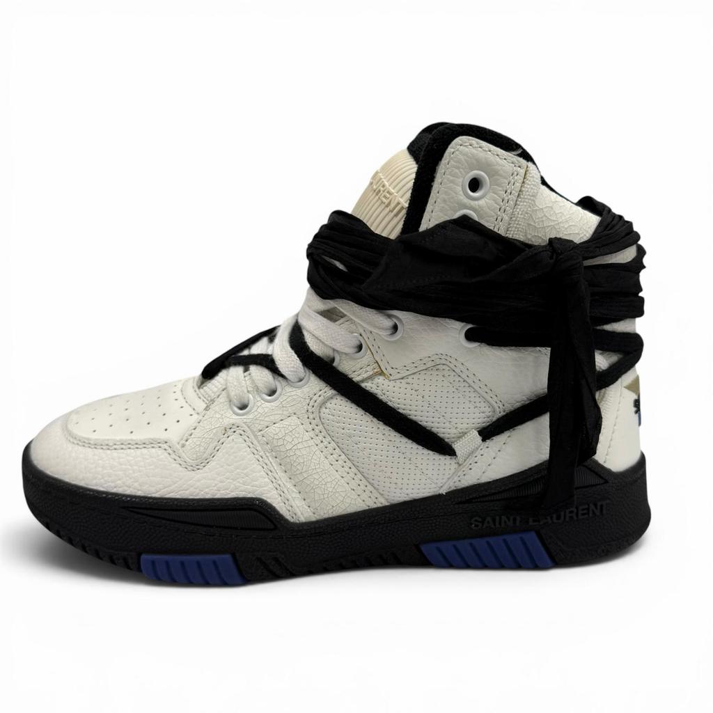 Pristine SAINT LAURENT High cut sneakers white leather Women 36 692317 Used