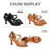 Scarpe da ballo latino per donne Scarpe da ballo latino per ragazze con tacco alto Scarpe da ballo latino per donne Scarpe da ballo professionali per donne