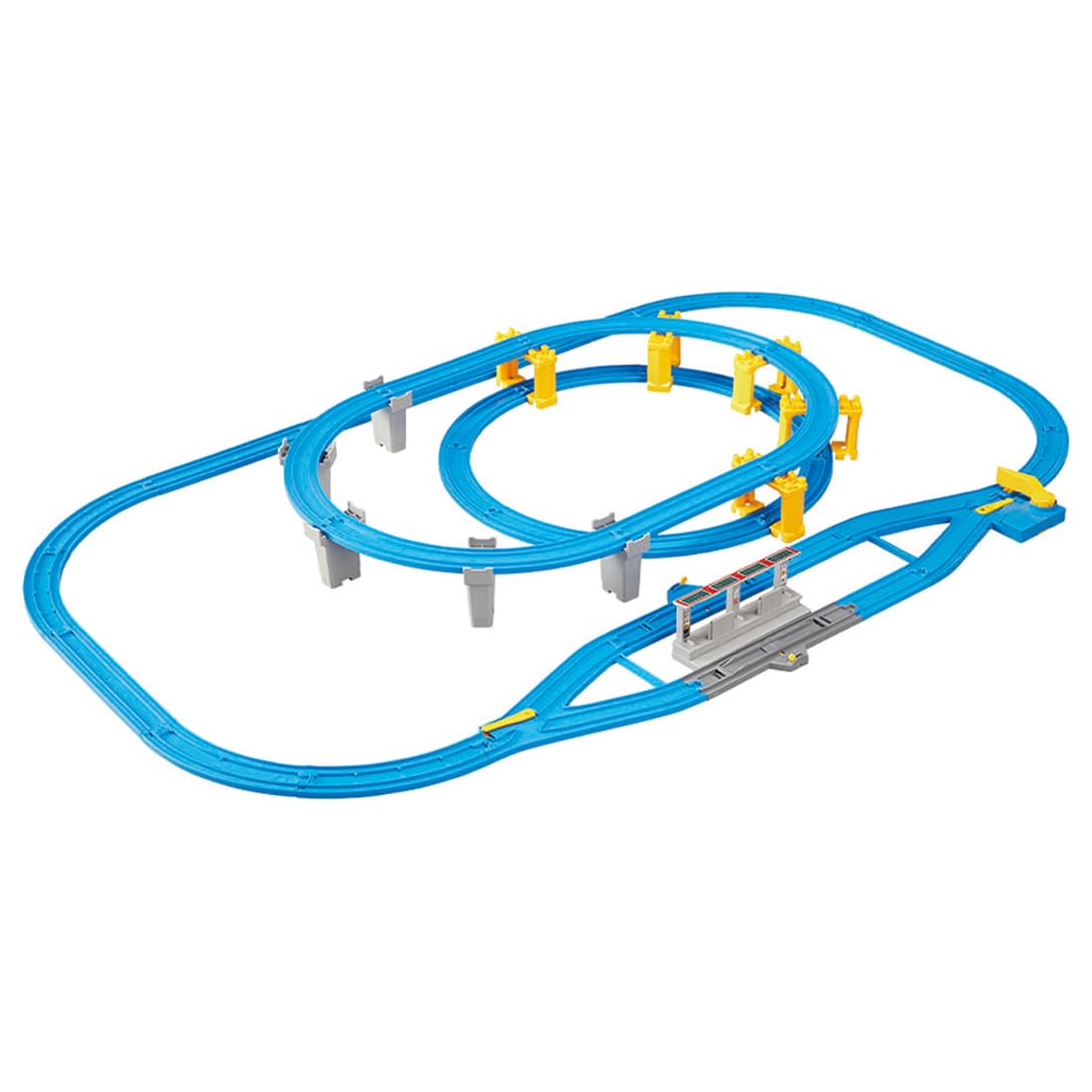 

Takara Tomy Plarail Automatic Y-Point Rail Kit with Station Connection, Train Toy, Ages 3 and Up