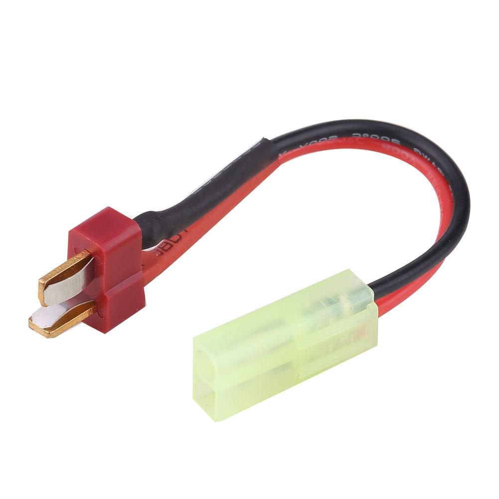 T Plug Male To Small Tamiya Female Connector Adapter 18AGW Silicone Cable RC Accessory