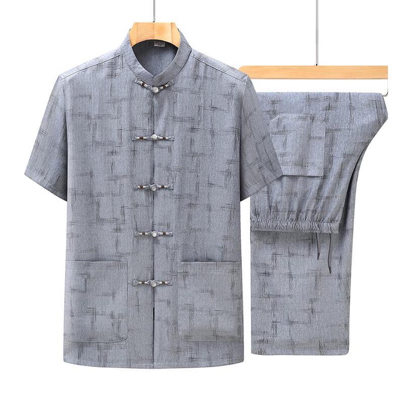 Men's Chinese Style Casual Short Sleeve Set