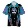 Maglietta da uomo con stampa 3D Maschera da wrestling messicana Lucha Libre Manica corta Collo a revers Top Estiva Street Camicie Hawaiane
