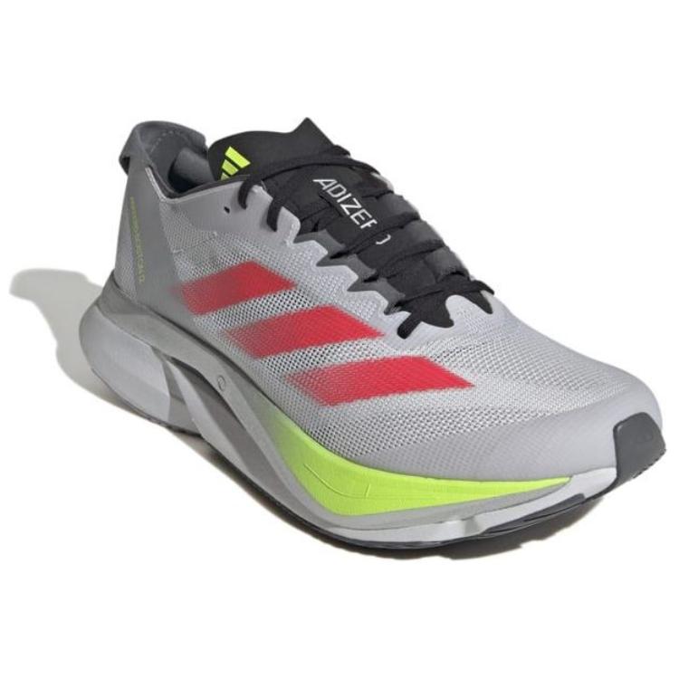 Adidas Adizero Boston 12 Ekiden Pack Unisex Sneakers Grey Dash-Grey Lucid-Red JI4472