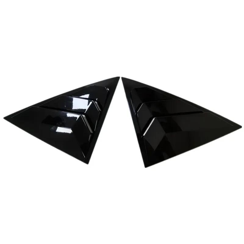 For Honda Accord 7th Sedan 2003-2007 ABS Plastic Rear Window Quarter Louver Cover Side Vent Trim Car Adhesive Accessories