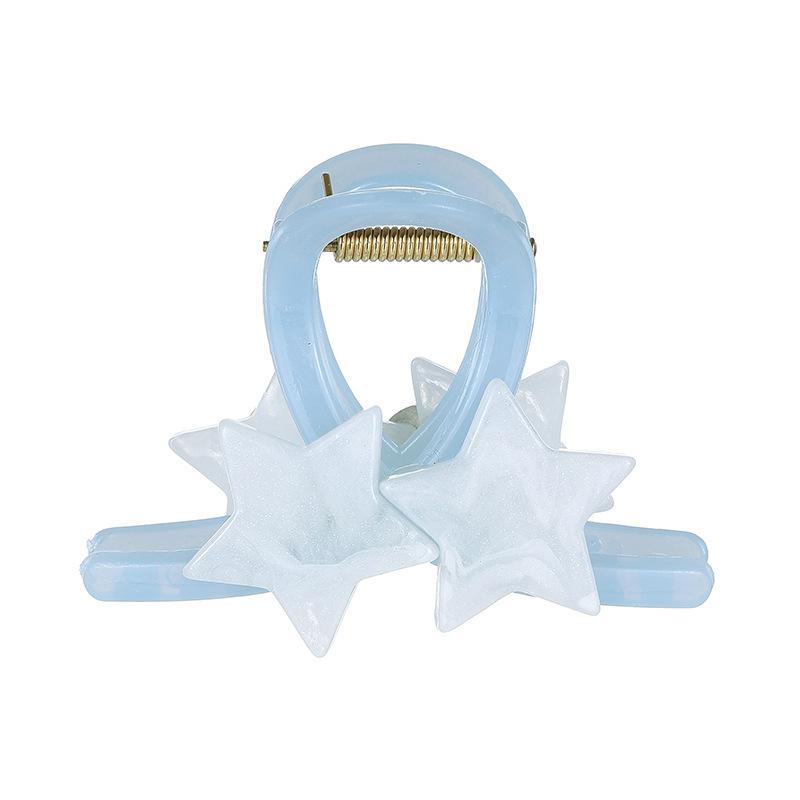 1PC Headwear Sweet Jewelry Playful Star Shape Cute Accessories Fashion Candy Colors Gift Hairpin Hair Ties Multi-Color
