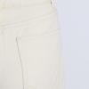 Pantalon en denim droit patchwork taille haute pour femme, effet dégradé – Collection Automne 2025
