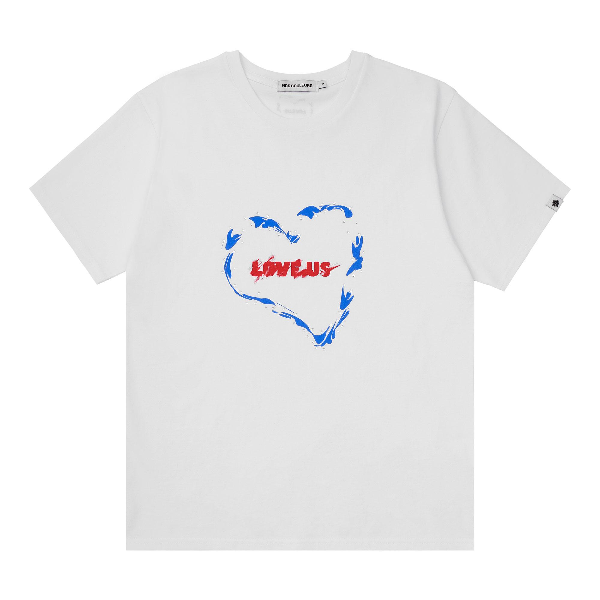 Nocoolers Love Us T-Shirt White White/1
