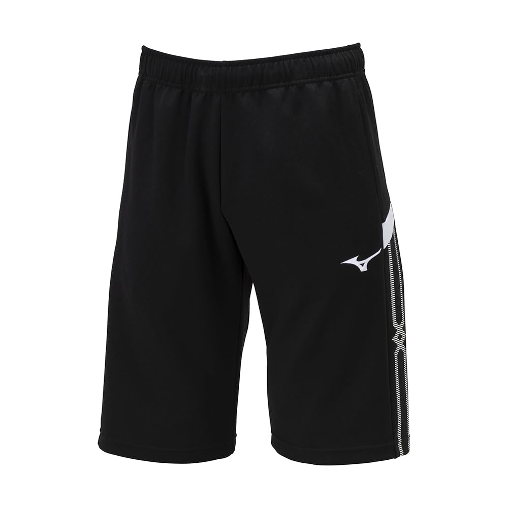 

Mizuno MC Line Training Shorts, Warm-Up Shorts, Sweat-Wicking, Quick-Drying, Unisex, Size 32MDB111, Black, Size Small