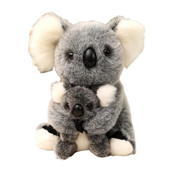Koala Plush Doll Realistic Simulation Stuffed Animal for Comfort And Stress Relief Cozy Huggable Toy for Children And Adults