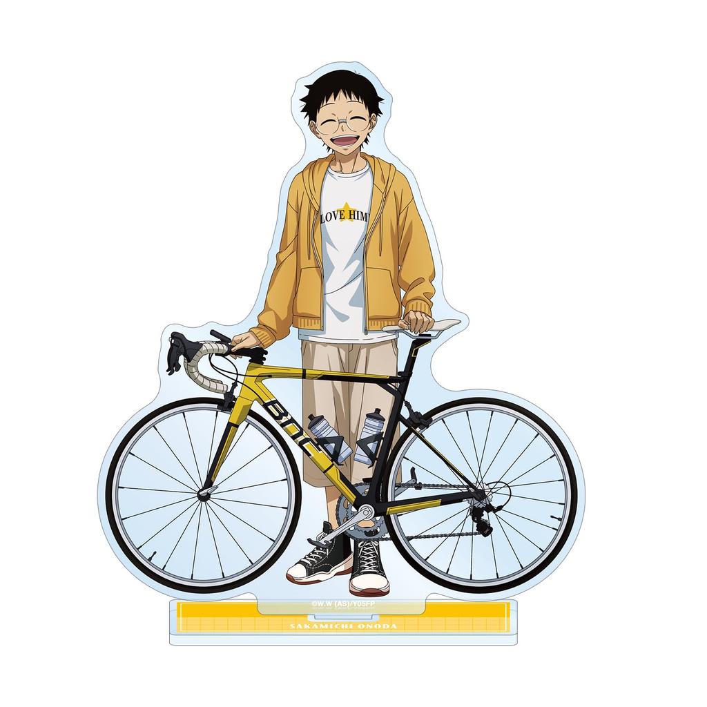 Yowamushi Pedal LIMIT BREAK Original Onoda Sakamichi Casual Clothes x Road Bike Big Acrylic Stand Illustration Ver.