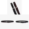 Retro Style Cowhide Belt With Alloy Pin Closure For Office And Daily Use