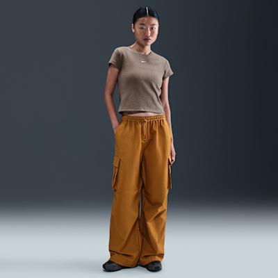 Nike Sportswear Women's Tight Ribbed Short Sleeve T Shirt