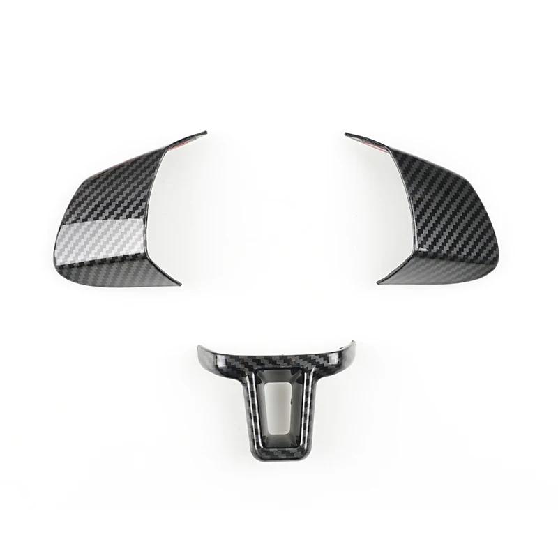 ABS Carbon Fiber Steering Wheel Cover Protective Trim For VW Golf 6 MK6 Passat B7 CC Jetta Bora Polo Tiguan Caddy Touran Sharan