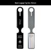 PVC Airplane Luggage Tag - Anti-Lost Suitcase Identifier