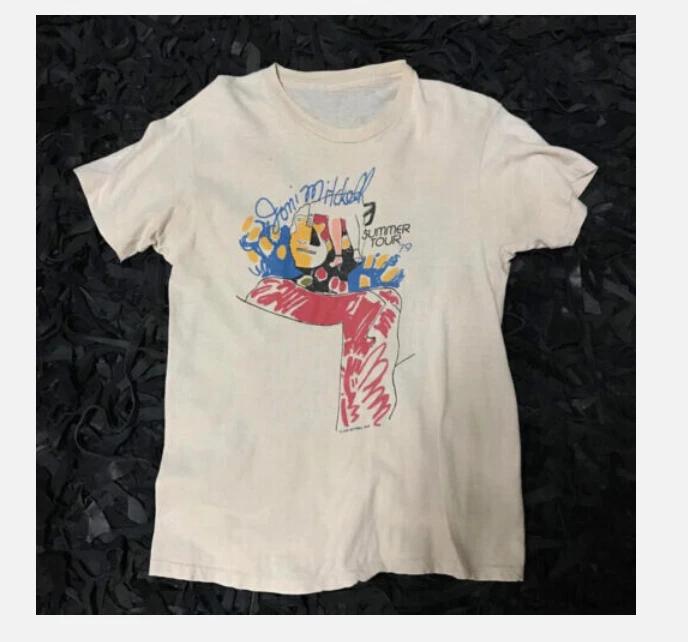 

Винтажная летняя футболка Joni Mitchell Tour 79 XL