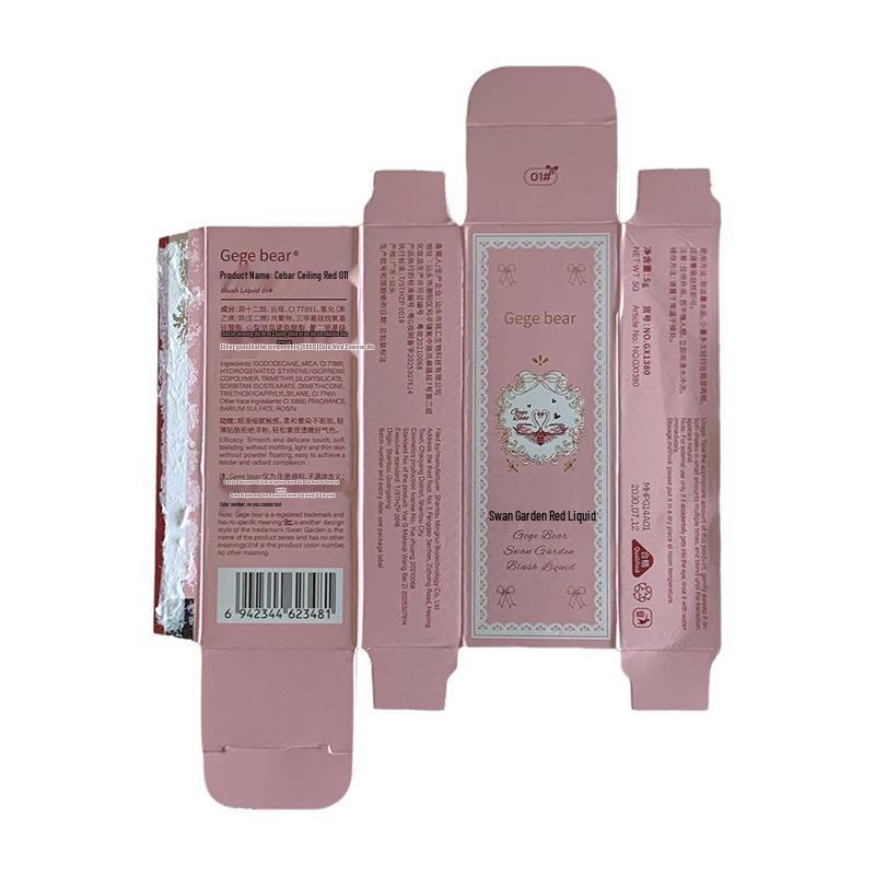 Gegebear Swan Garden Liquid Blush - Natural, Expanding, Highlighting, Contouring Color 