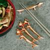 Yousheng 1/2Pcs Chopsticks Rest Rustproof Polished Surface Animal Shape Chopsticks Holder Spoon Tableware Rack Holder Tool