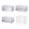 Space Saving Acrylic Makeup Storage Drawers Multi Drawer Acrylic Organizers for Neat Storage of Cosmetics and Jewelry