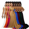New Fashion Solid Color Sexy Tight One-shoulder Sleeve Long Dress for Party - Women's Private Wear Aristocratic Style Evening Gown