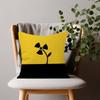 Attention Radiation Symbol Pillow Cover Soft Decor Throw Pillow Case xcm Couch Home Decor for Living Room Sofa Party Gift