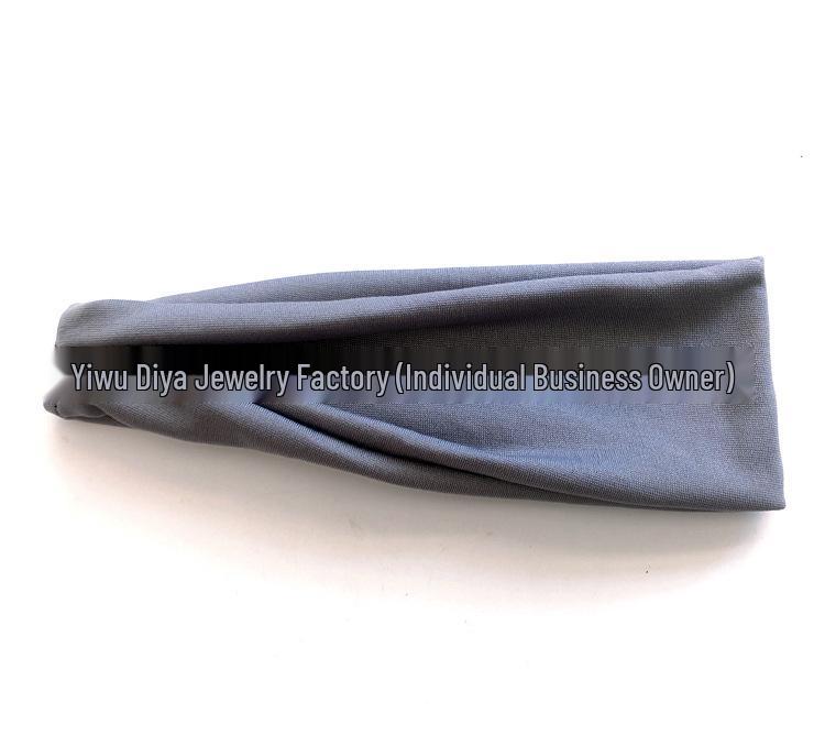 Unisex Sports Headband: Sweat-Absorbing Yoga Hair Band for Running