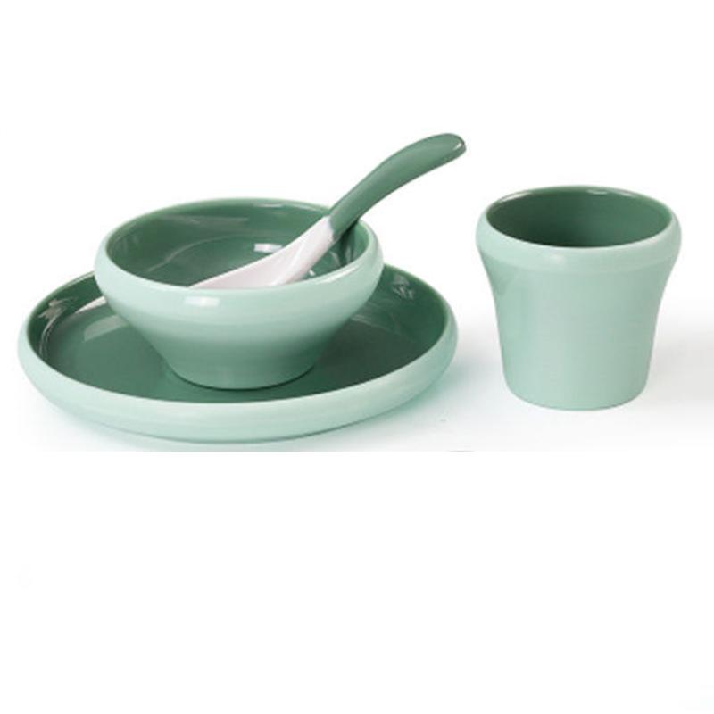 Restaurace v čínském stylu Hotel Melamin Dvoubarevná sada čtyřdílného kreativního nádobí z imitace porcelánu proti pádu