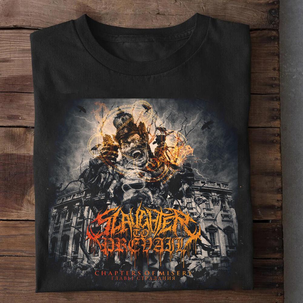 Slaughter to Prevail Chapters Of Misery Album T Shirt All Size S to 5XL AR1537 Unisex T-Shirt XXL