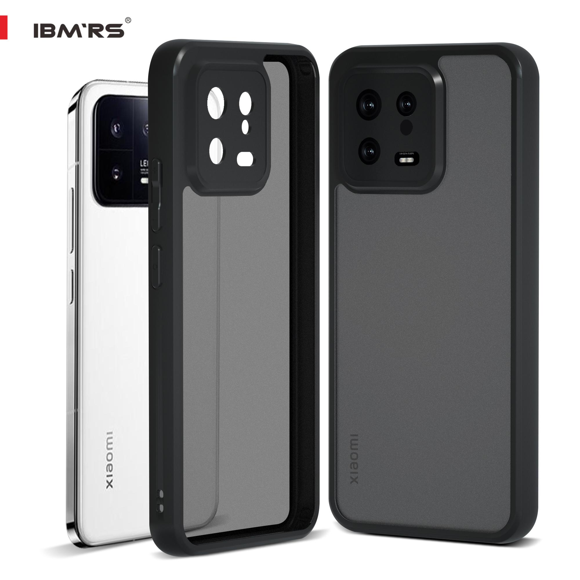 

(Comes with wrist strap)IBMRS for Xiaomi 13 Case,camouflage Shockproof matte Phone Case XIAOMI 13 матовый черный