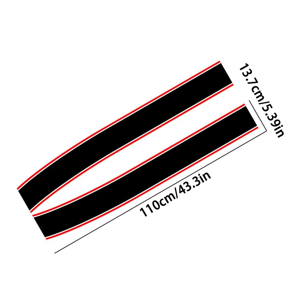 Car Engine Hood Bonnet Decor Sticker Stripes Decal For Mini Cooper S JCW R55 R56 R60 R61 F54 F55 F56 F60 Countryman Accessories