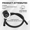 2PCS 27232 11/32"x36" Car Brake Booster Vacuum Hose Kit 300PSI with Clamps,Soft Power Brake Vacuum Lines Automotive as Replacement,Essential Brakes