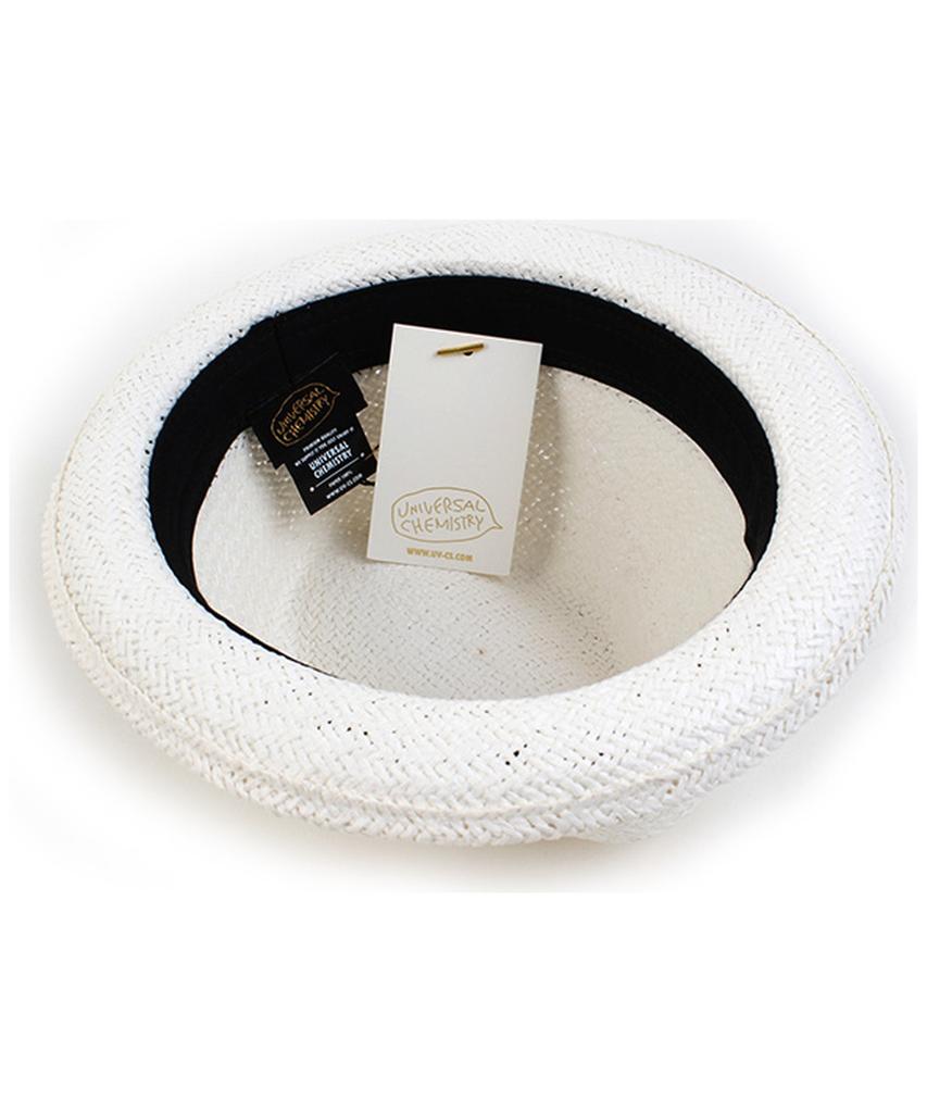 Yunibeosyeolkemiseuteuli Punk Short White Summer Fedora Summer Hat