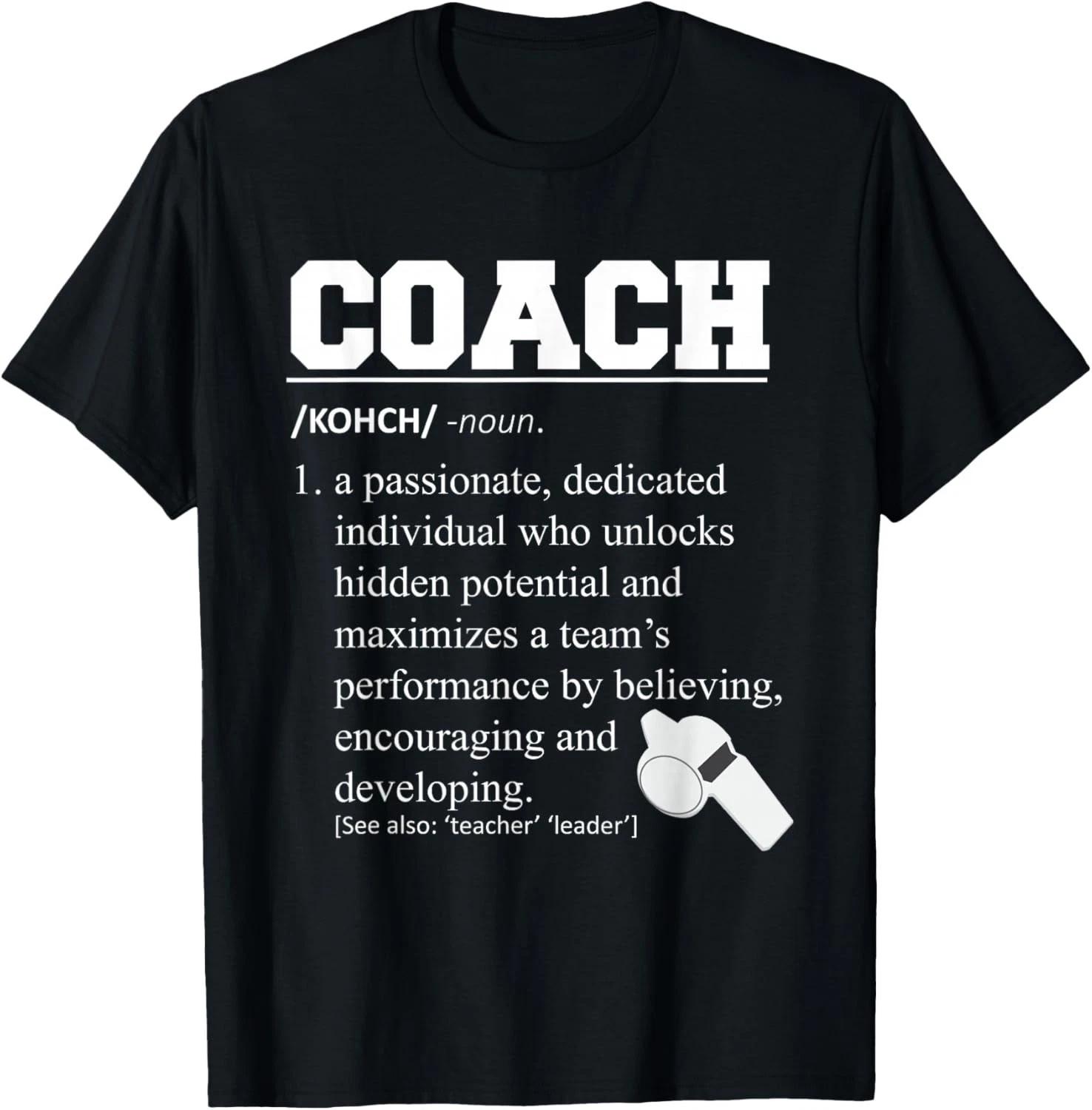 Funny Coach Definition Funny Coach Tee Gift Unisex T-Shirt S