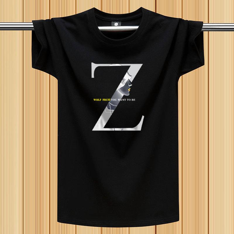 Men's Summer 2025 Pure Cotton Heavyweight Short-Sleeve Fashion T-Shirt